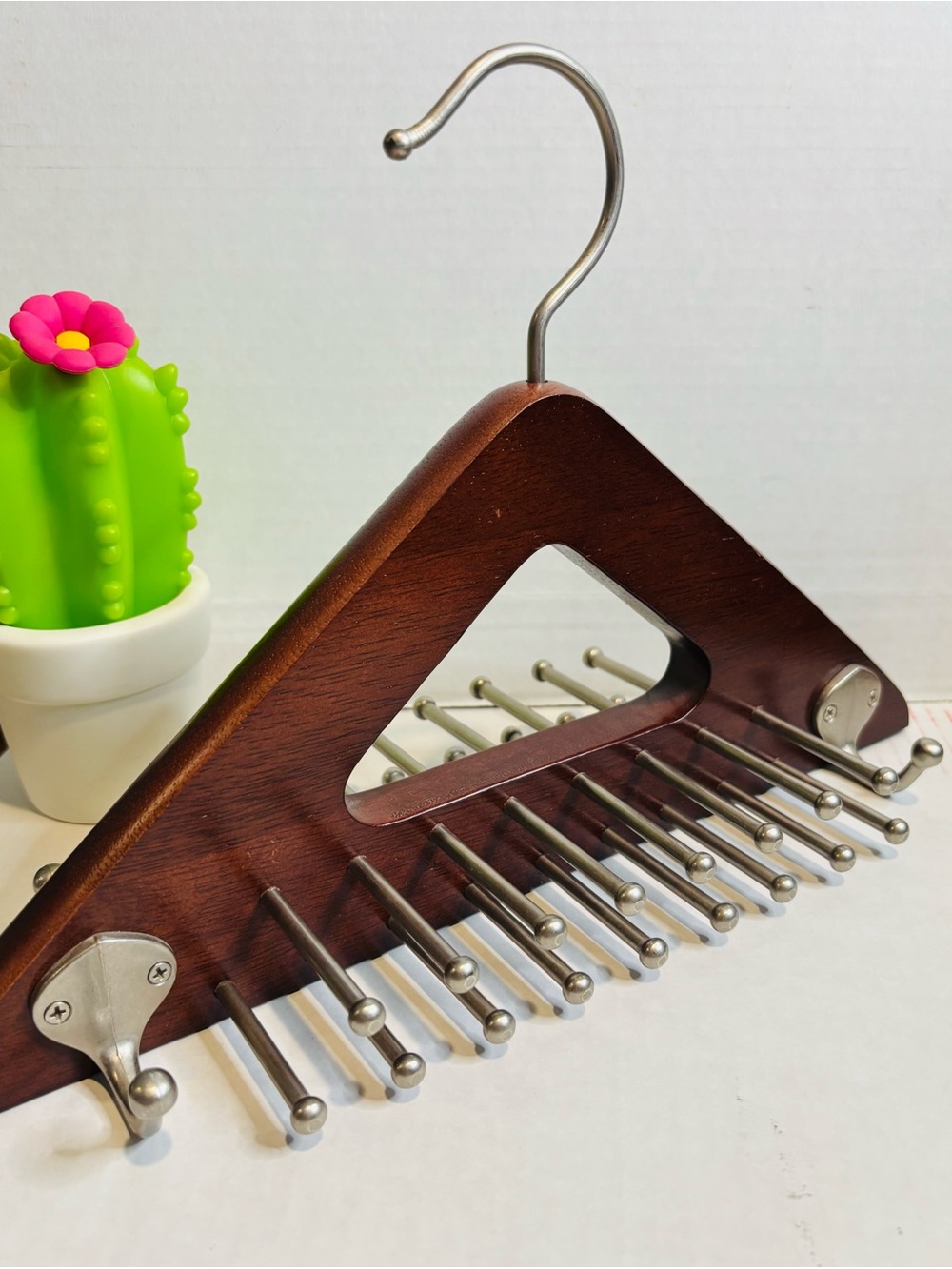 Mahogany Tie and Belt Hanger